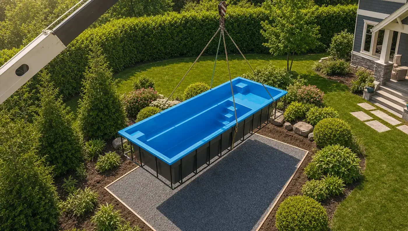 Install timeline: Pool Placement