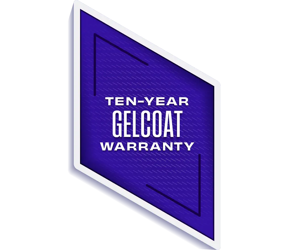 10-Year Gelcoat Warranty